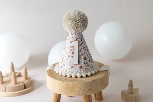 Meadow first birthday hat