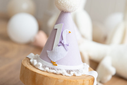 One silly Goose hat - purple
