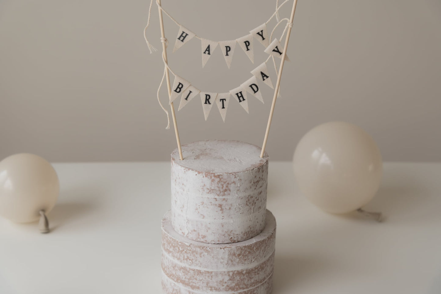 Rustic Naked Cake – Faux Cake Smash Prop