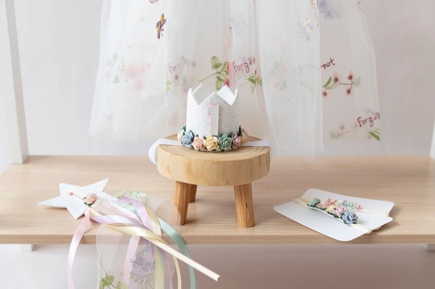 Whimsical fairy first birthday set