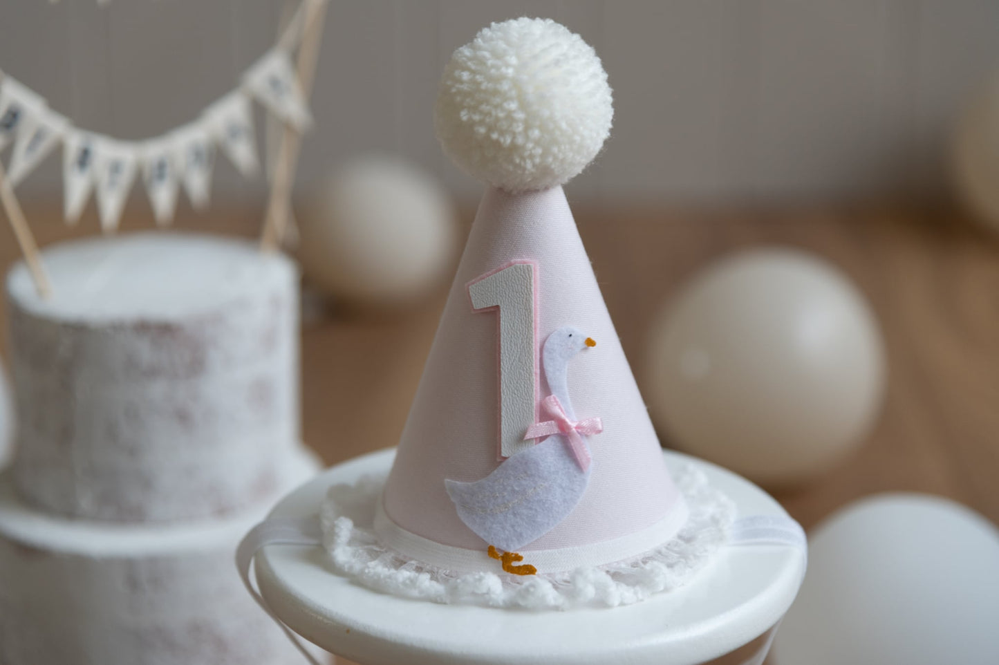 One silly Goose hat - Pink
