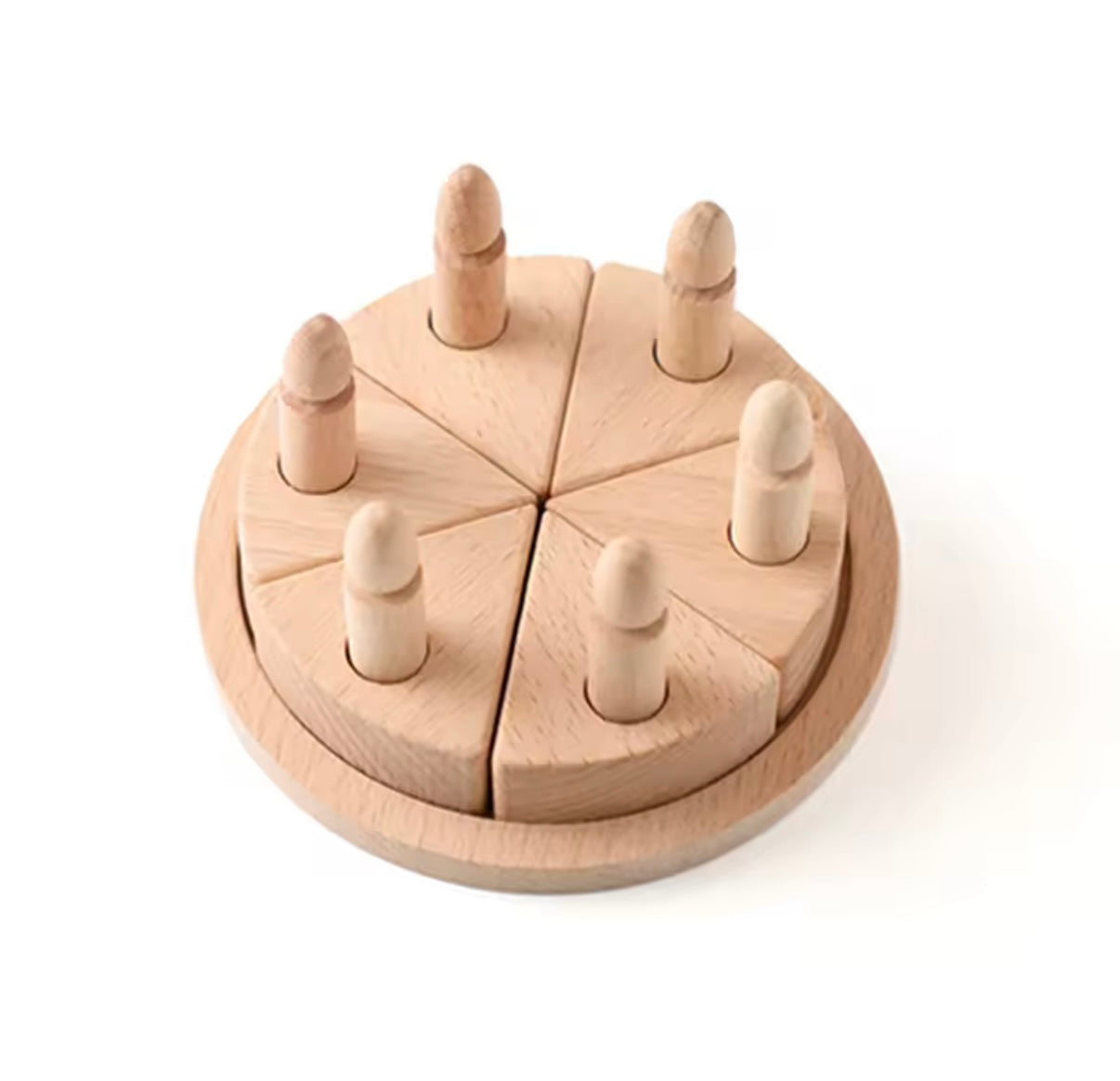 Small wooden cake photography prop