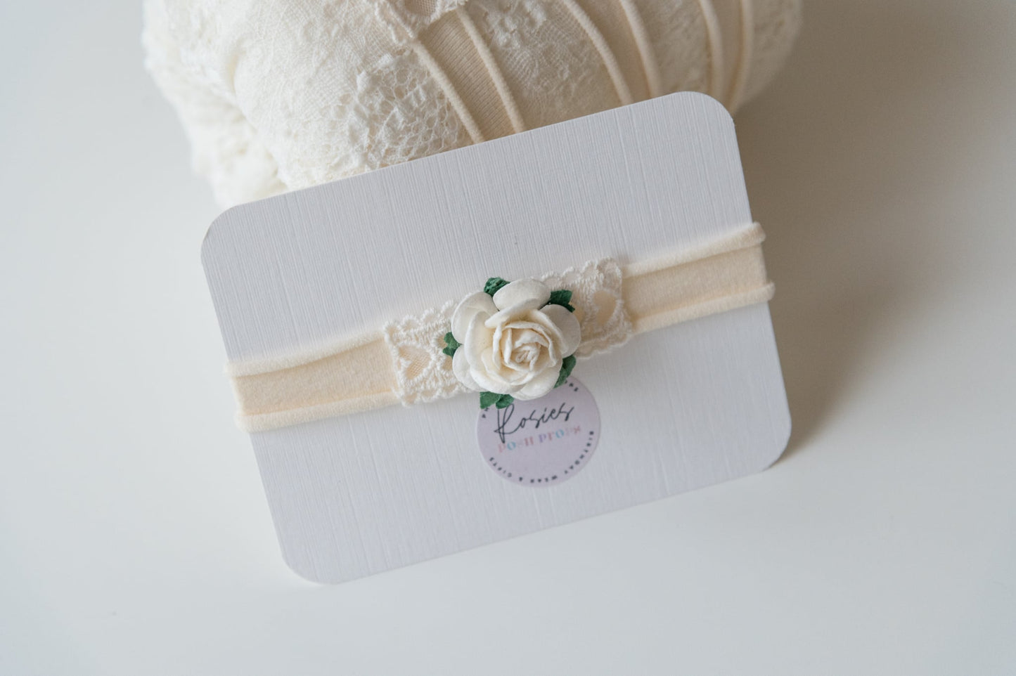 Rose & Heart headband