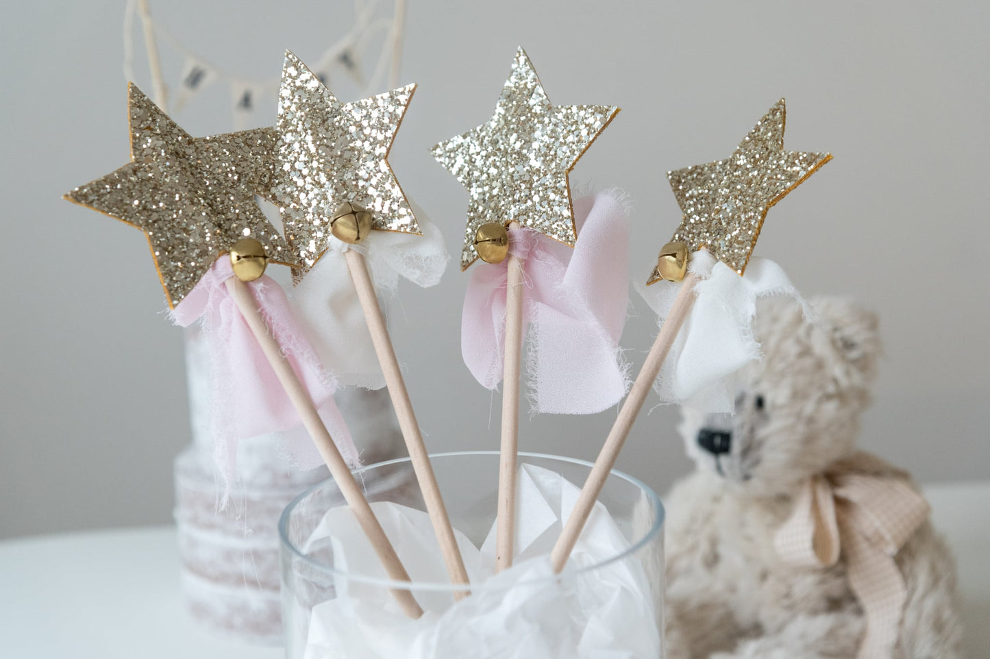 Glitter wands