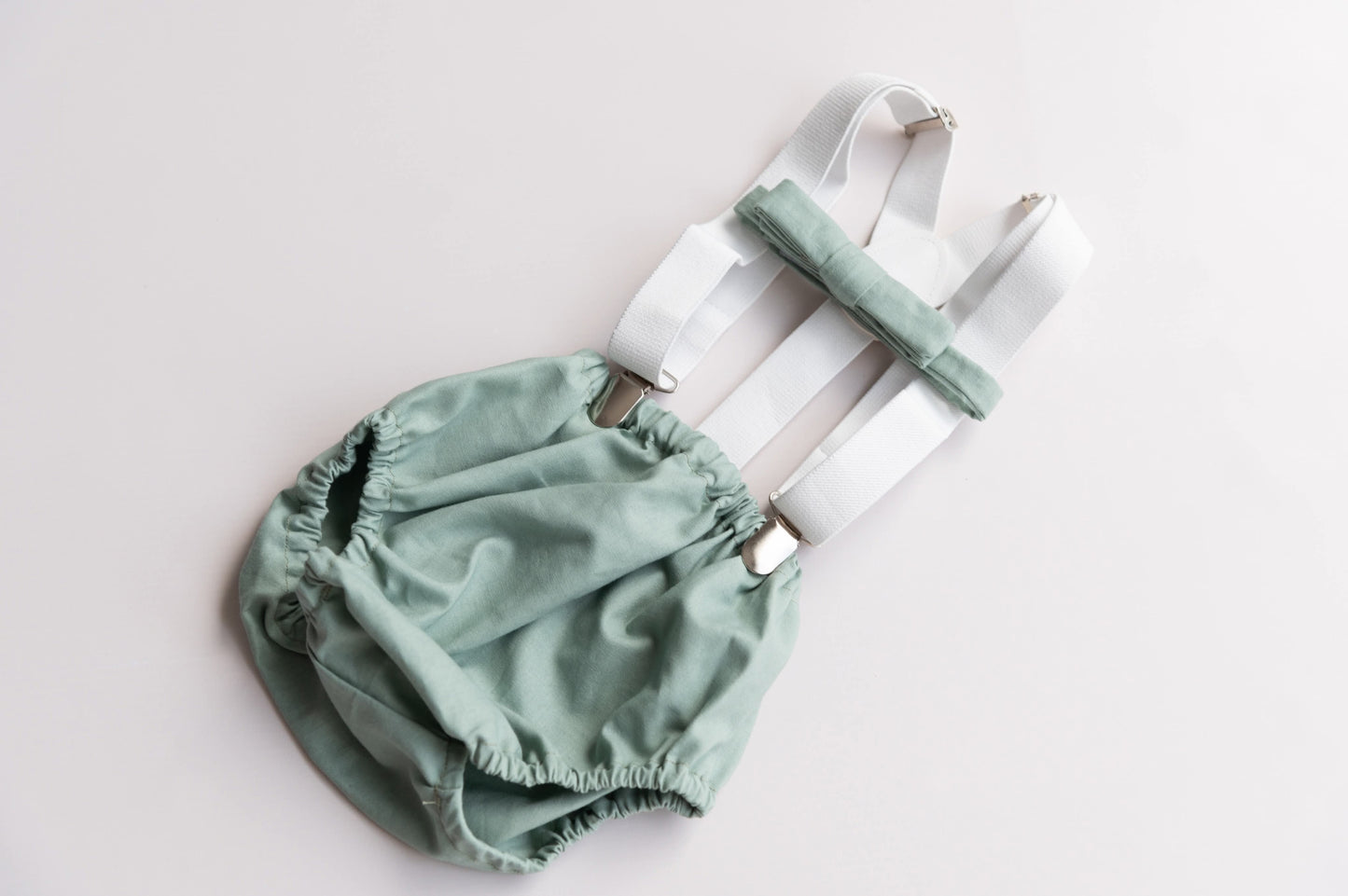 Sage green cake smash outfit - Mr ONE DERFUL