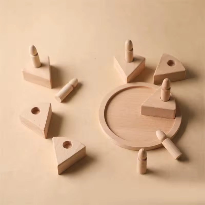 Small wooden cake photography prop