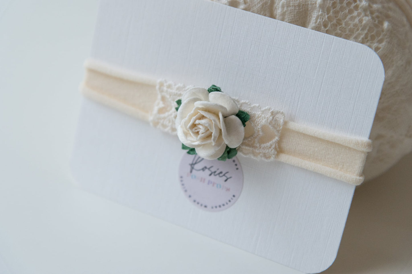 Rose & Heart headband