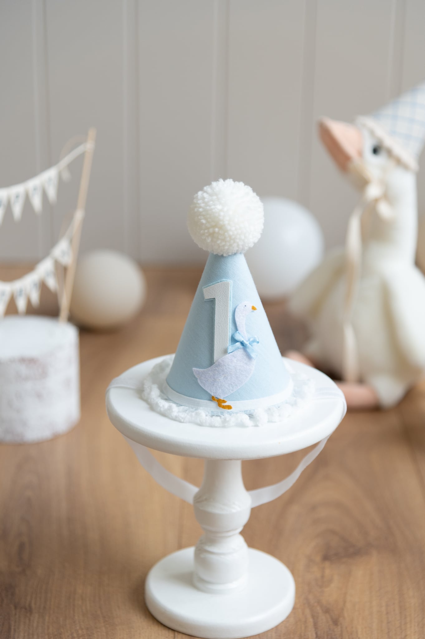 One silly Goose hat - Blue