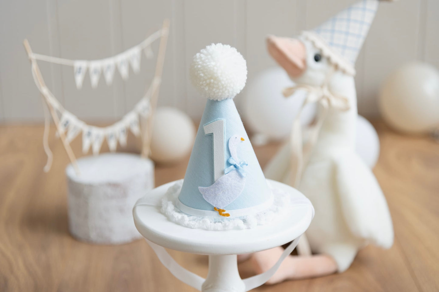One silly Goose hat - Blue