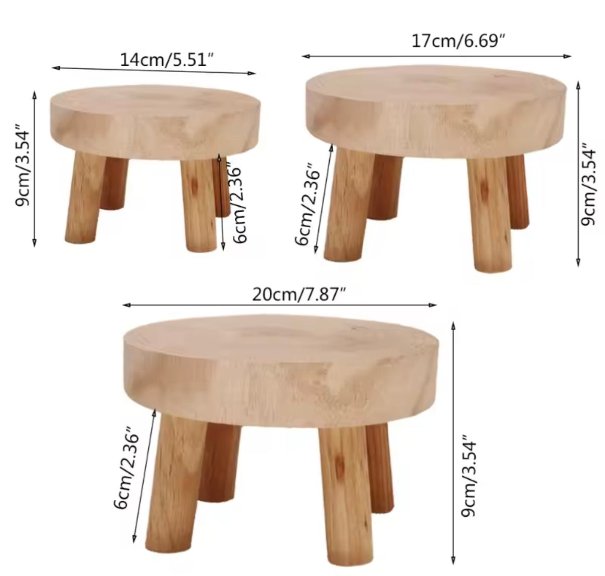 Wooden cake stand - Cake smash prop