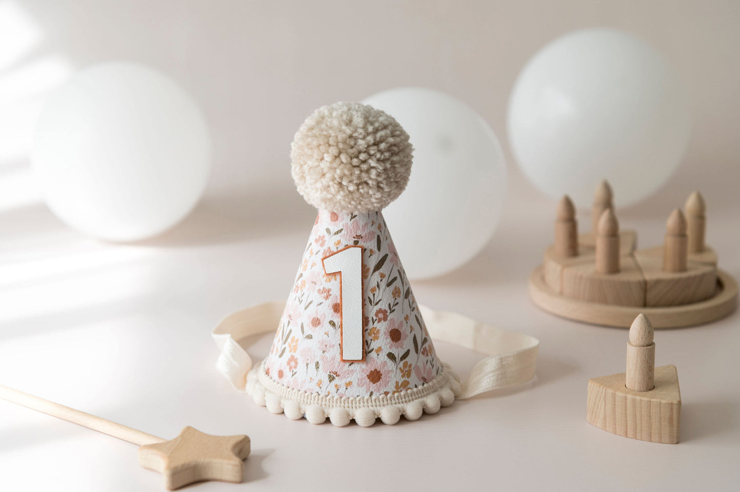 Meadow first birthday hat