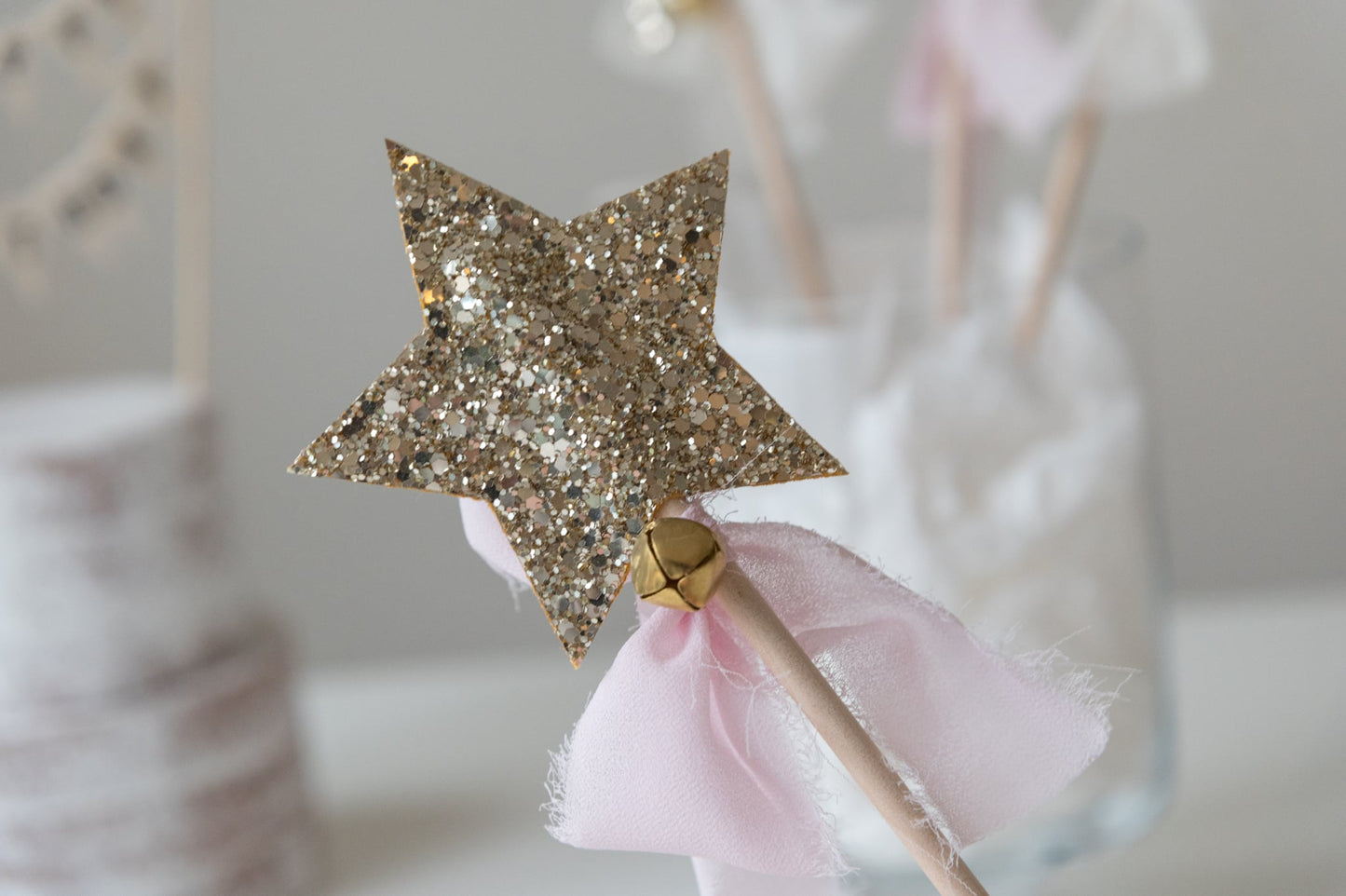 Glitter wands