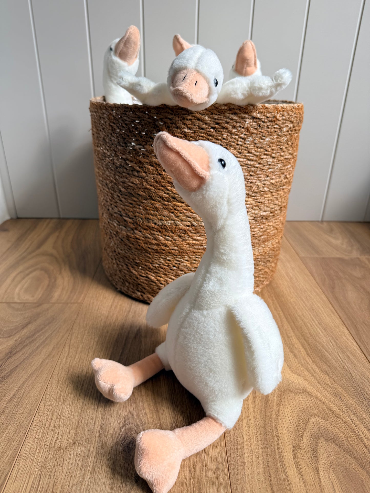 Goose plush prop