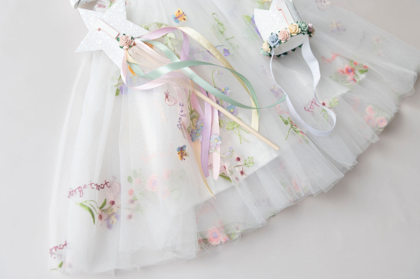 Whimsical fairy first birthday set