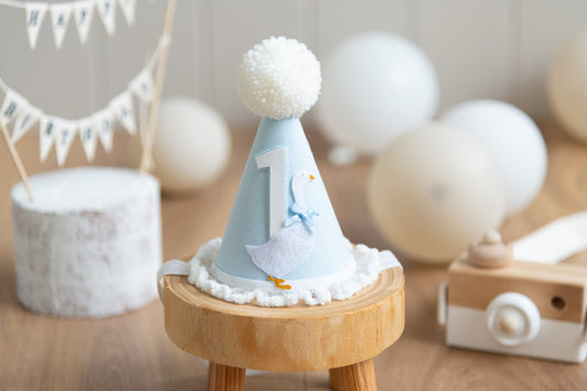 One silly Goose hat - Blue